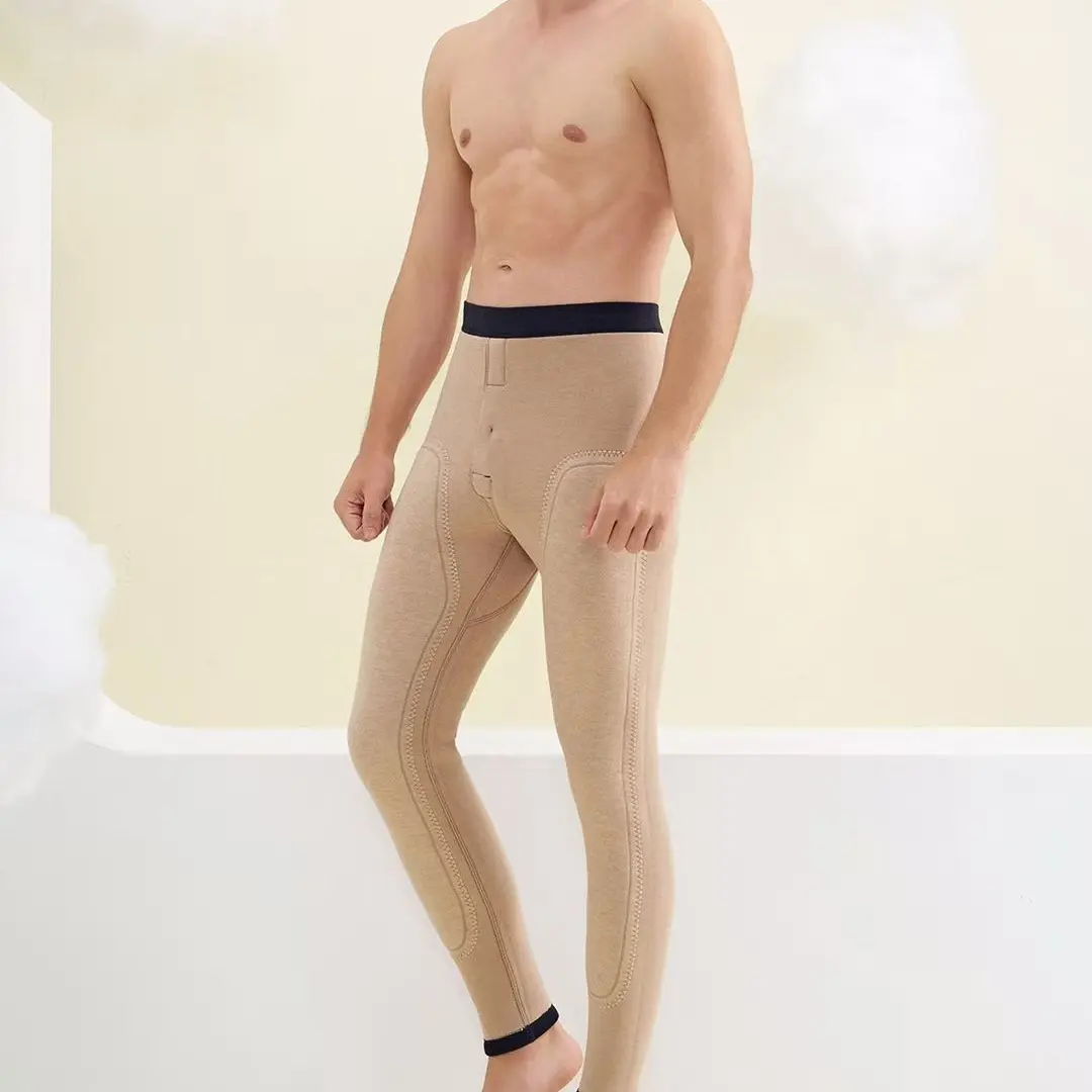 133男士冬季高腰加厚加绒保暖棉裤