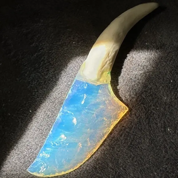 打制石器蛋白石小猎刀