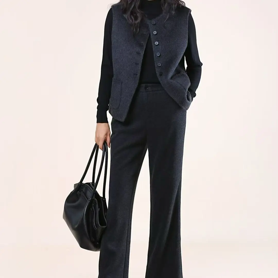 时尚小香风气质女装秋季新款小个子马甲