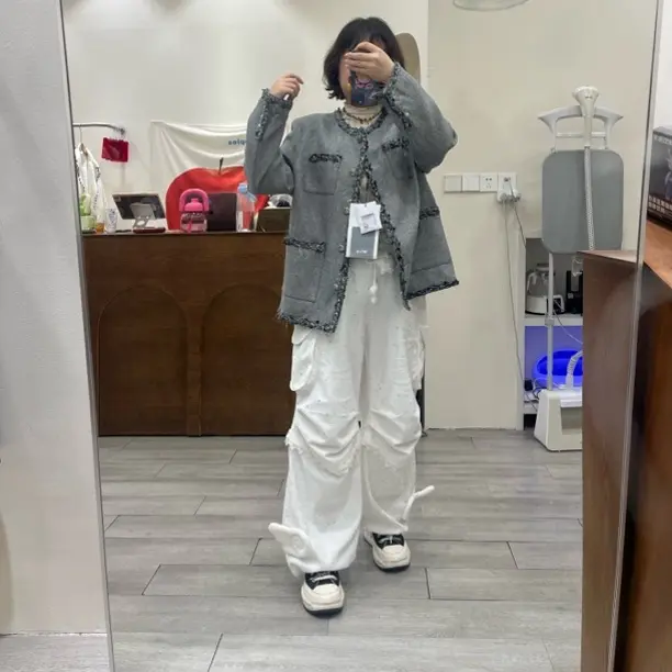 秋季小香风韩版圆领外套