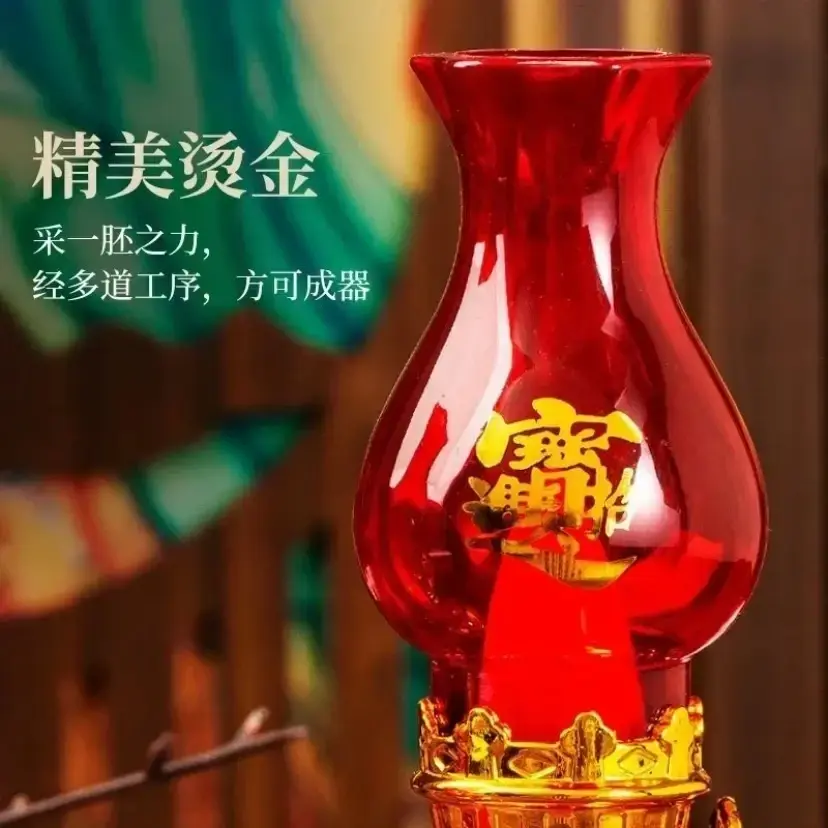 【超值6件套】吉祥如意蜡烛喜字灯LED节能无烟仿真电子蜡烛进宅烛台