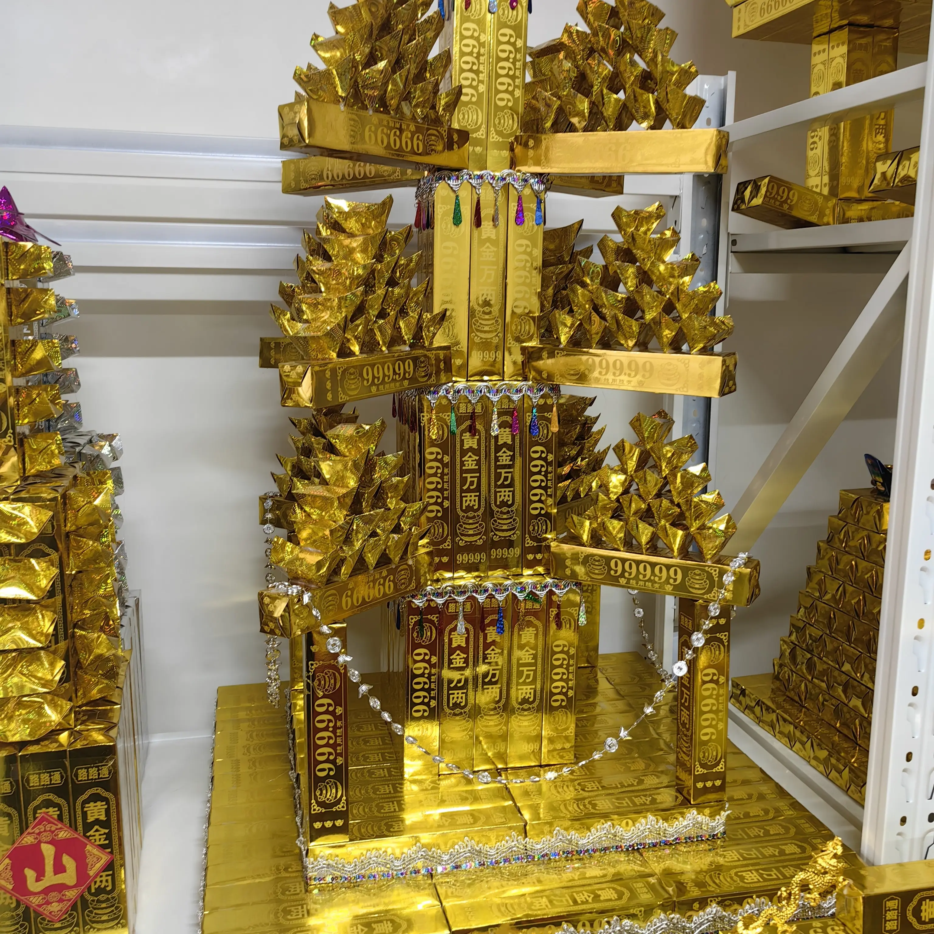 八方来财精品折纸手工DIY材料包送教程中国文化饰品潮汕