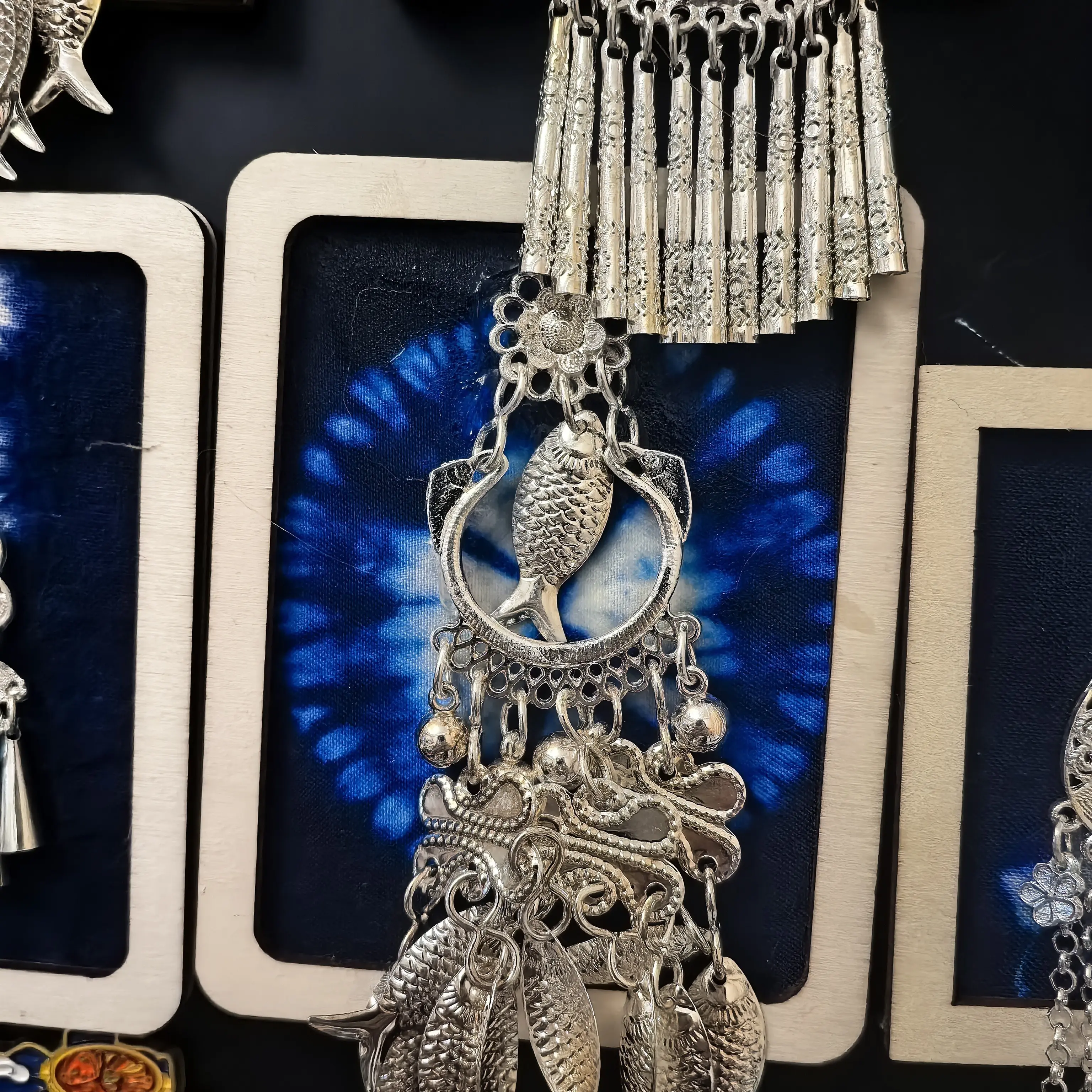 贵州苗族特色民族风苗银磁吸冰箱贴文创旅游纪念品