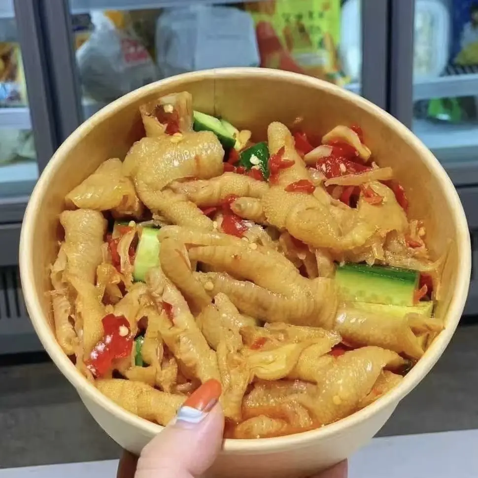 无骨鸡脚拌黄瓜500g一份