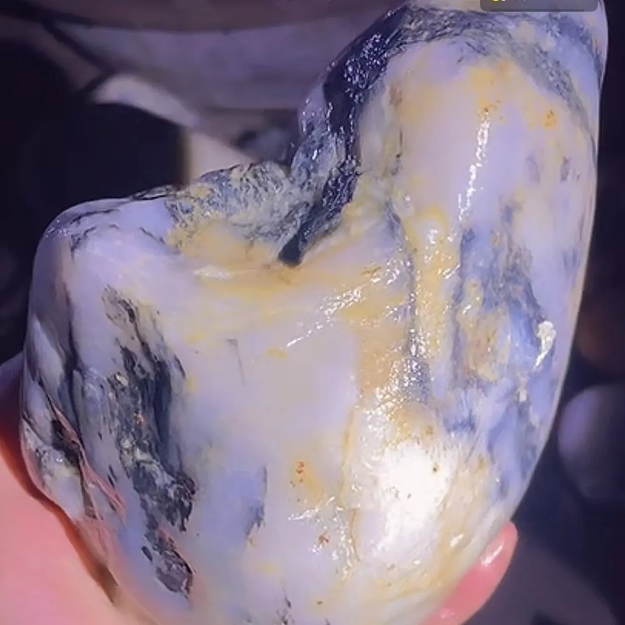 纯天然水墨金丝玉国画石奇石