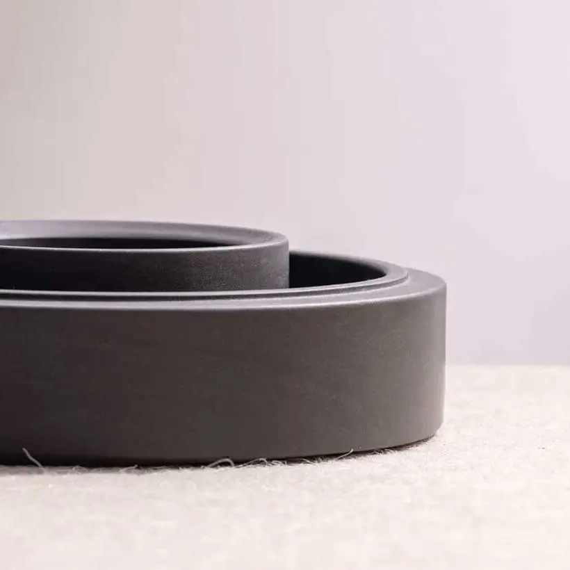 带盖双圈保湿火锅砚台毛笔书法专用可磨墨原石罗纹砚