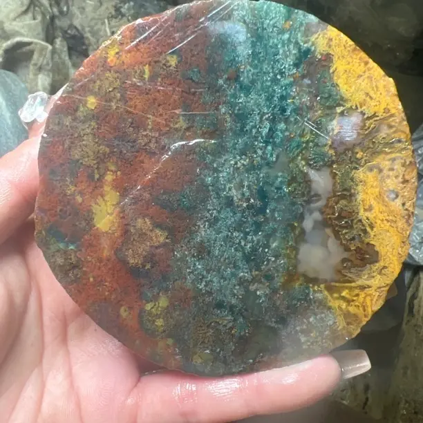 天然水草玛瑙手镯私人定制