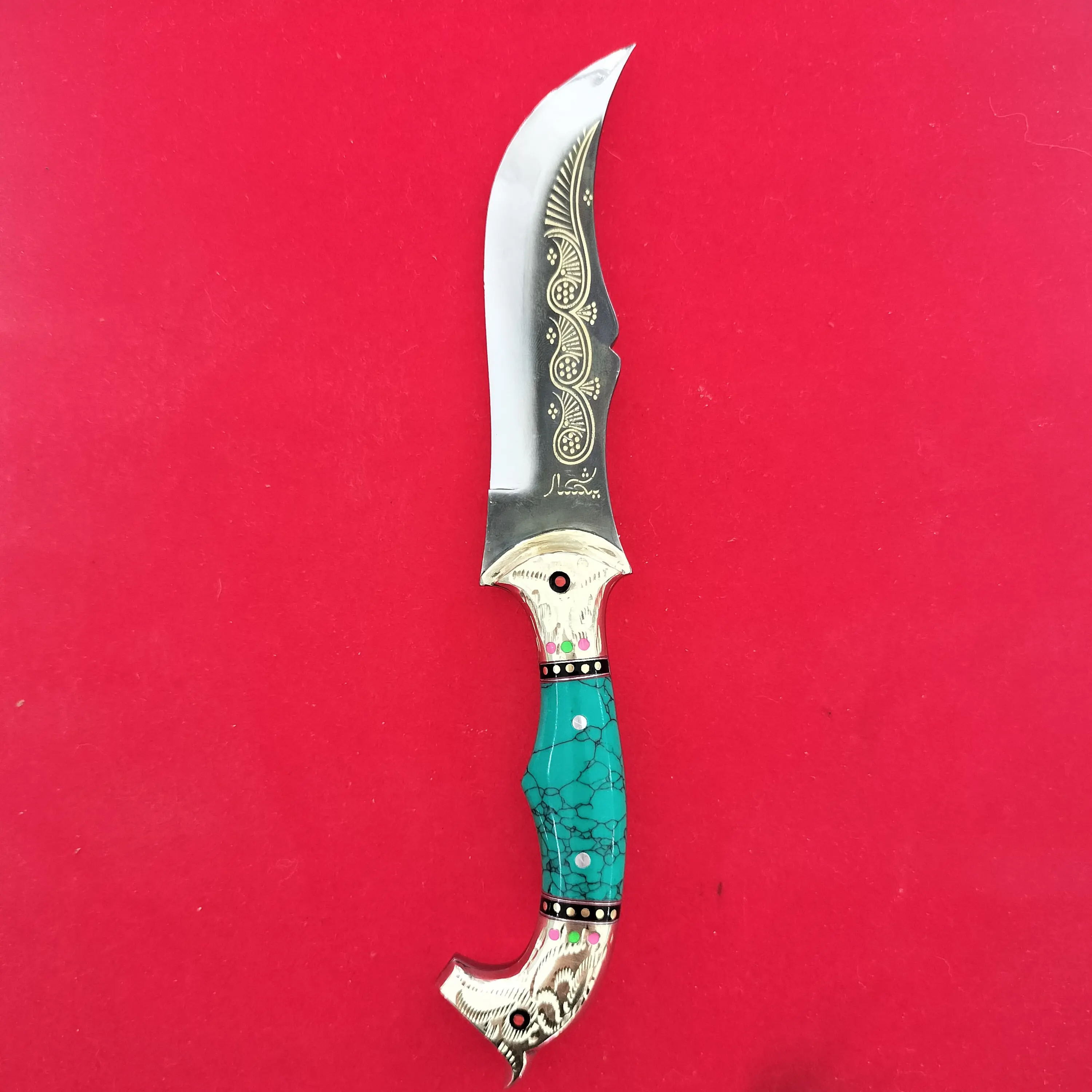 新疆英吉沙纯手工锻打精美便携可收藏多功能水果小刀