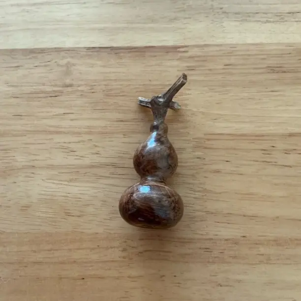 麻利疙瘩手工雕刻葫芦手把件