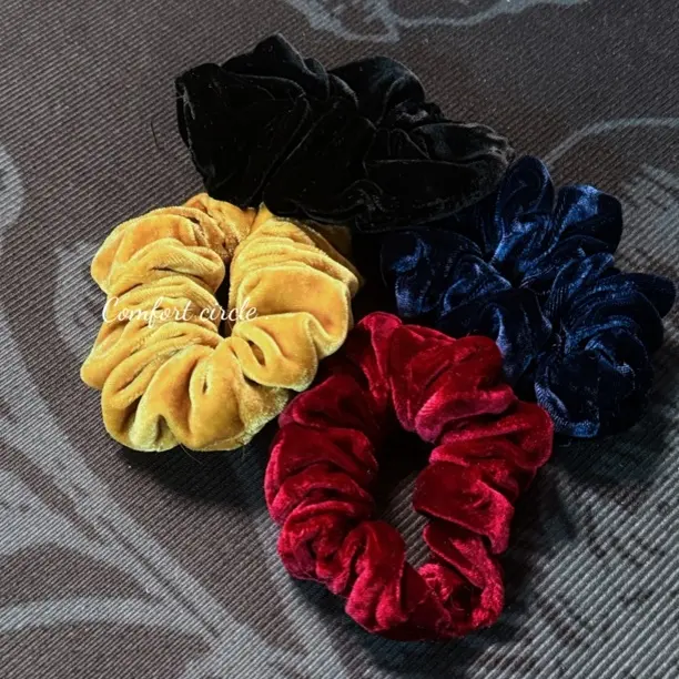 真丝丝绒发圈口罩特价