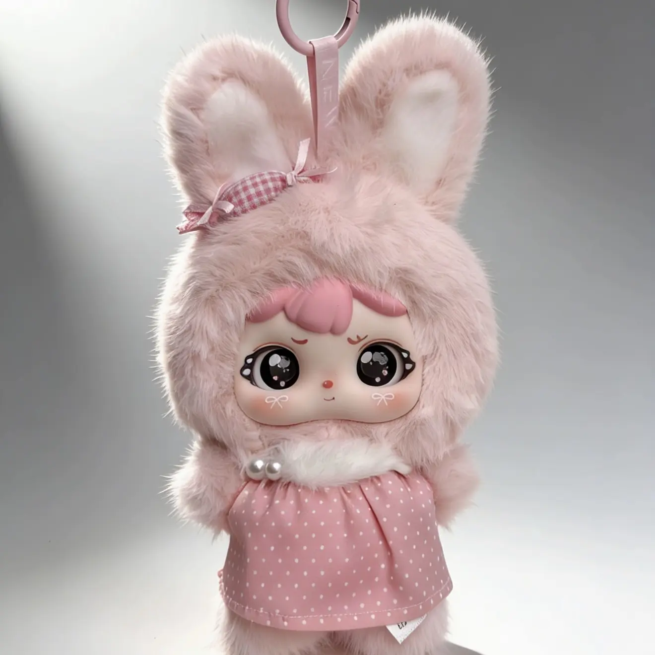 甜宝妹粉色兔子200体包包挂件毛绒玩偶挂件生日礼物