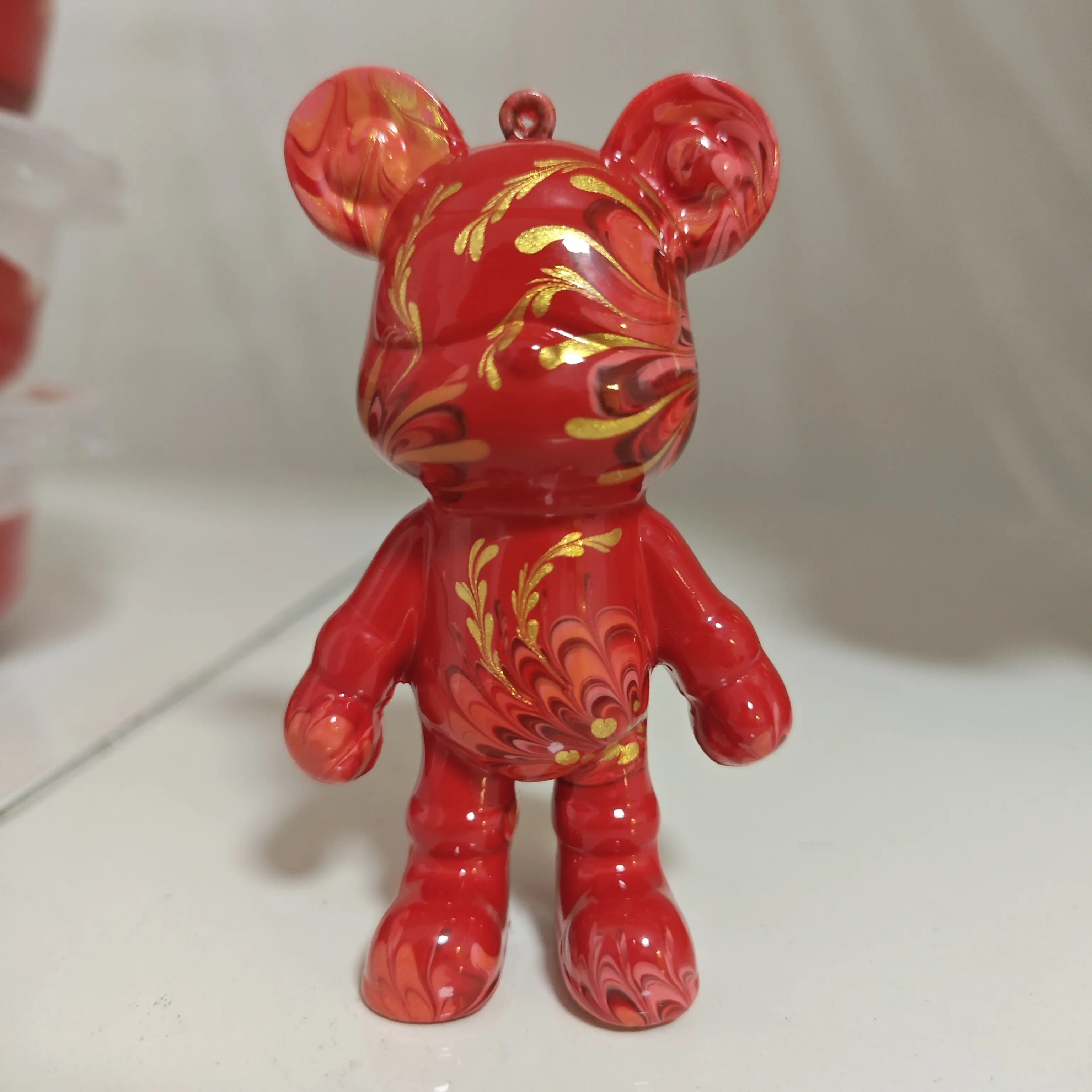 直播间竞拍成功不退创意家居礼物diy手工流体熊