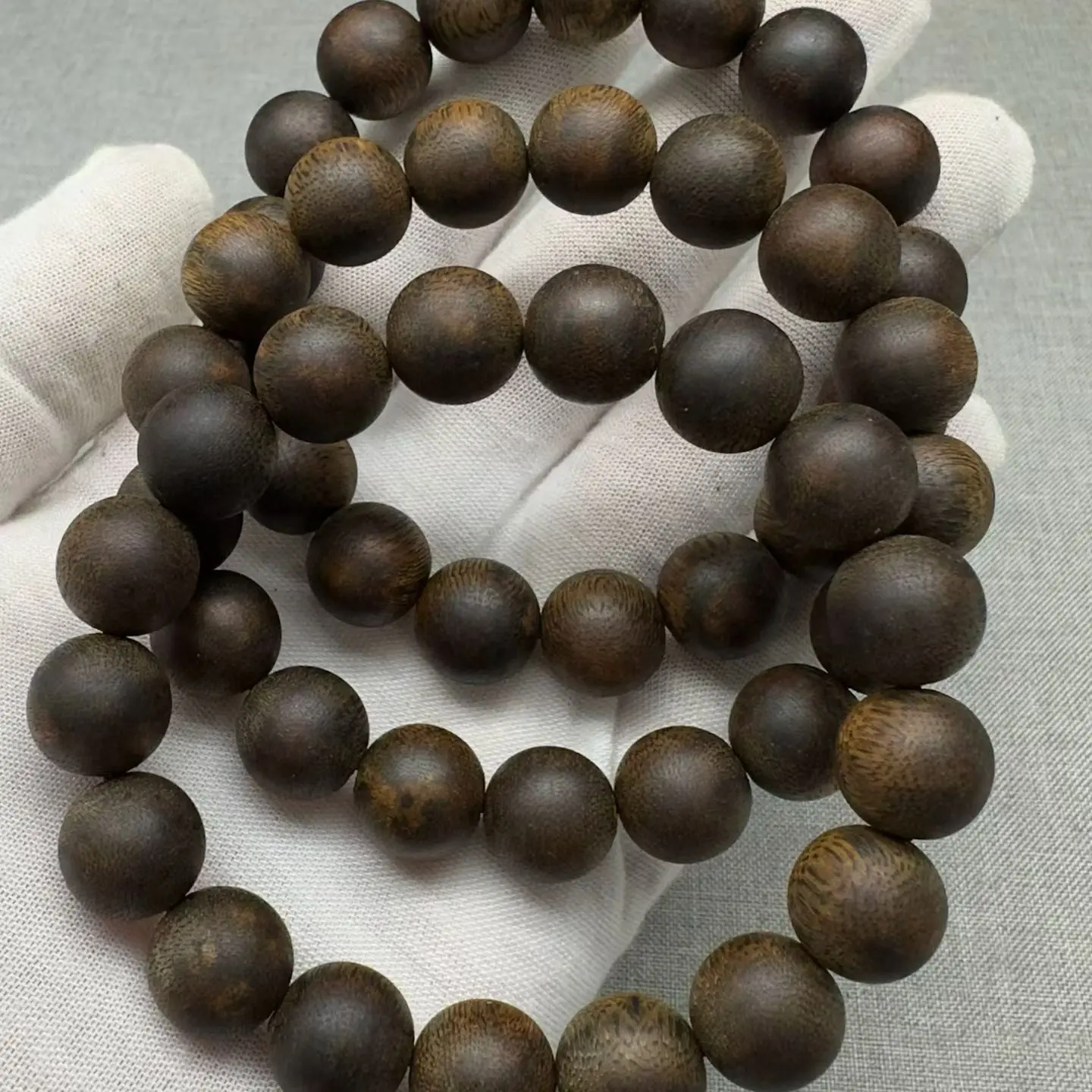 沉香沉香单圈圆珠手串多种产地可选