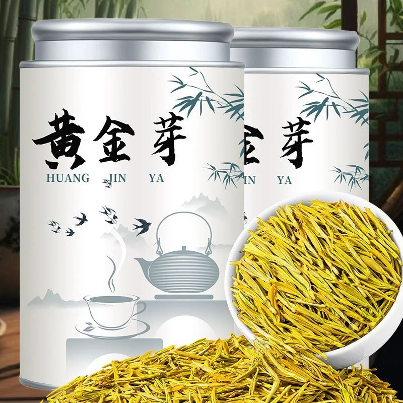【5A特级黄金芽】新茶特级明前黄金芽茶叶罐装浓香耐泡高山绿茶