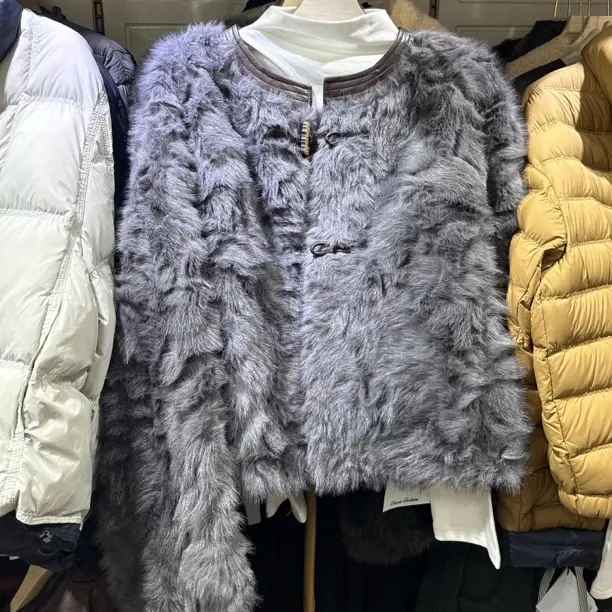 毛领防风短款短外套牛角扣秋冬百搭休闲秋季常规女