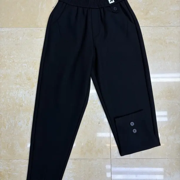 A8348冬420克小米格加厚显瘦九分哈伦裤（后脚跟有钮扣）