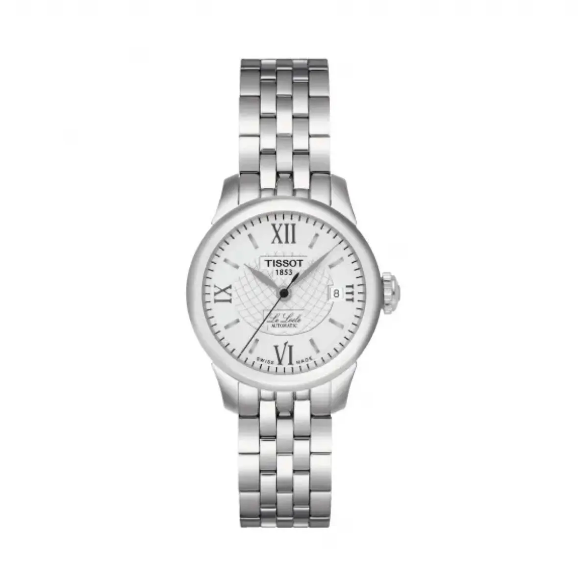 99新 Tissot/天梭 天梭力洛克系列白盘罗马时尚女式腕表