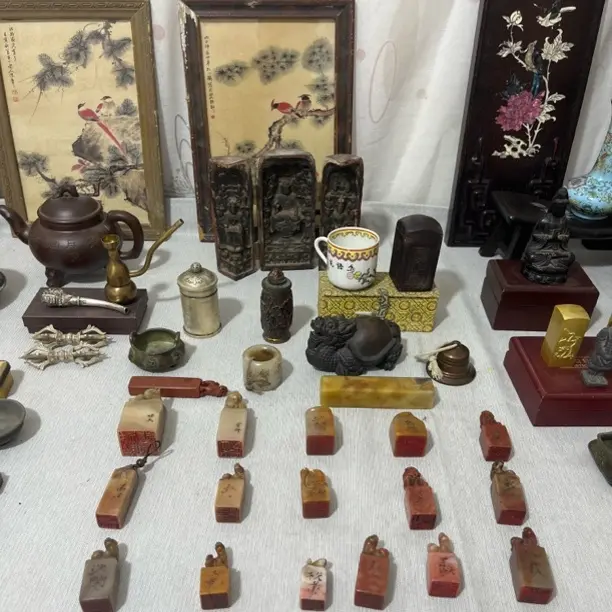 166款《随型椭圆扁方章寿山石芙蓉石》印章金石篆刻章书法姓名章