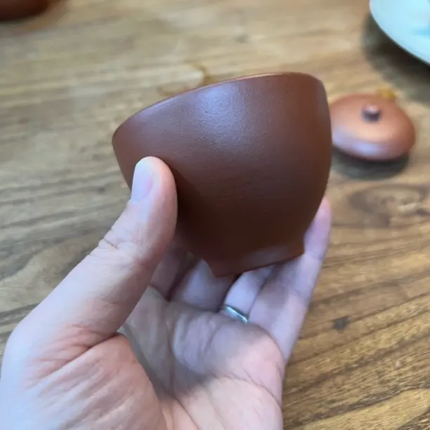 原矿紫砂品茗杯主人杯