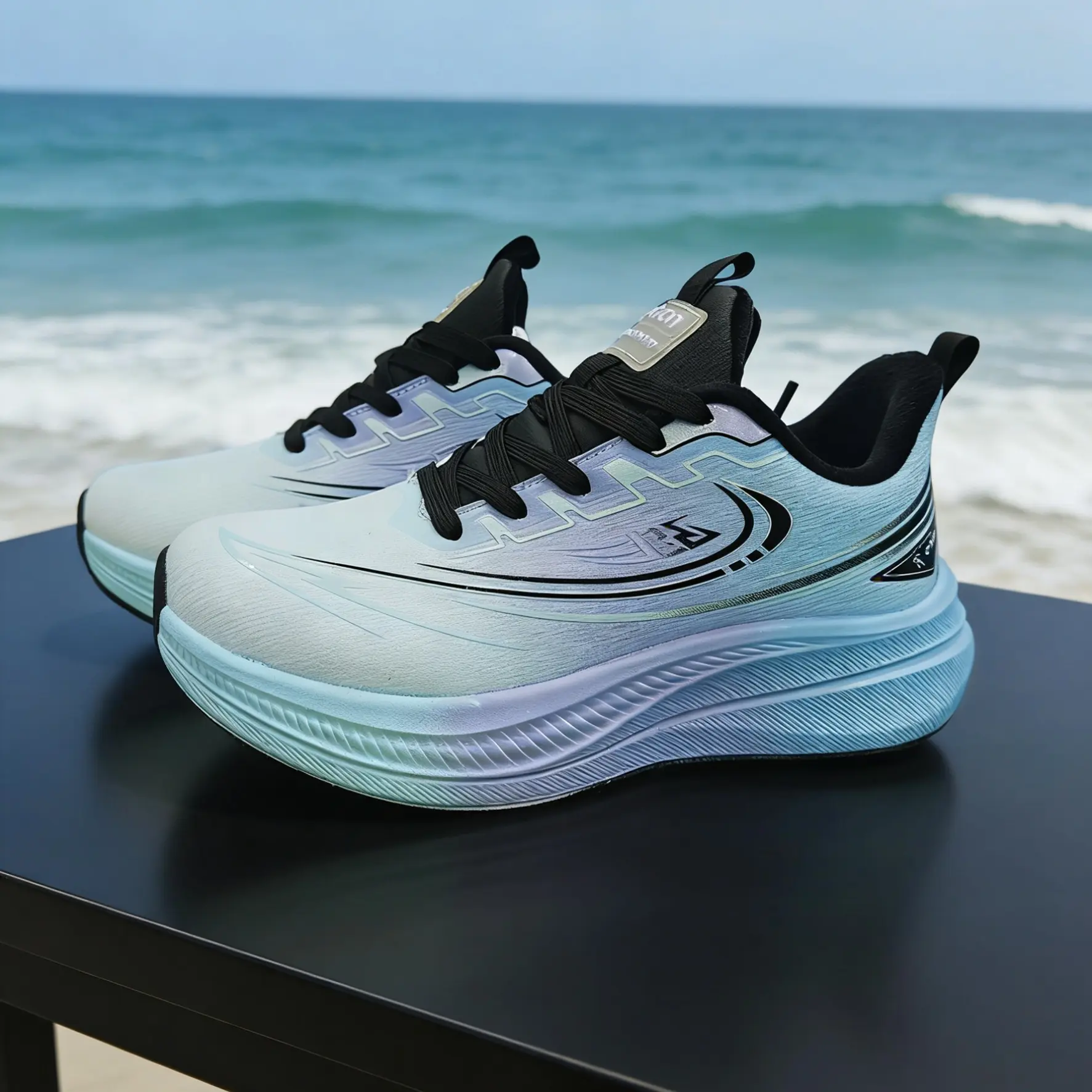 秋款二棉防滑跑步鞋轻便潮流减震耐磨舒适运动男鞋