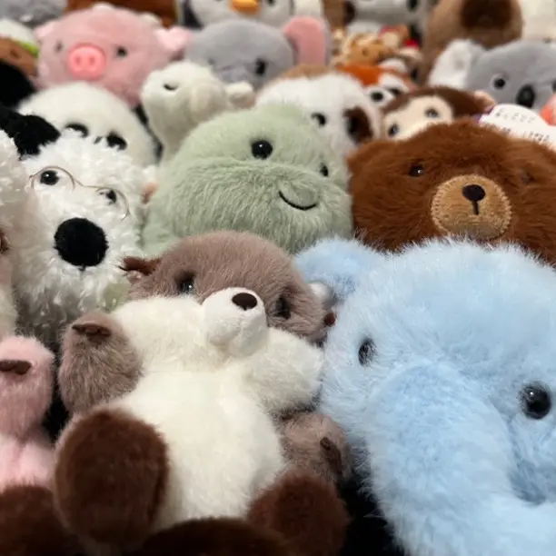 可爱动物公仔磁吸玩偶桌伴学习搭子毛绒玩具礼物