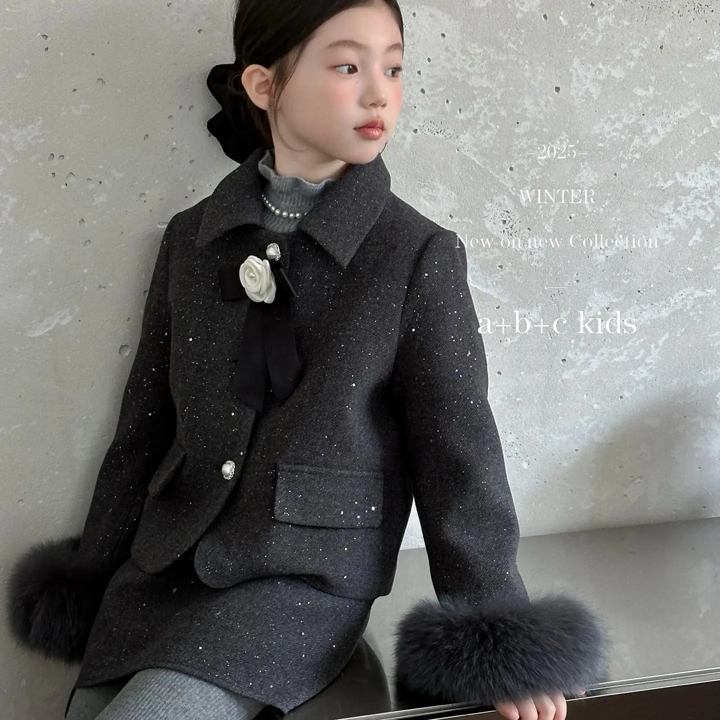 秋冬复古法式时尚百搭气质小香风短款外套半身裙两件套女