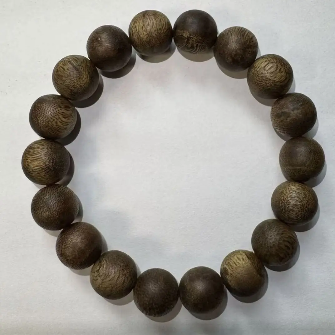 沉香粤松天然沉香棋楠手串 1.2mm