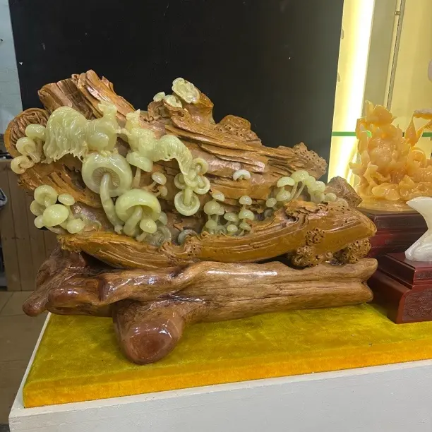 山水根雕摆件居家客厅装饰