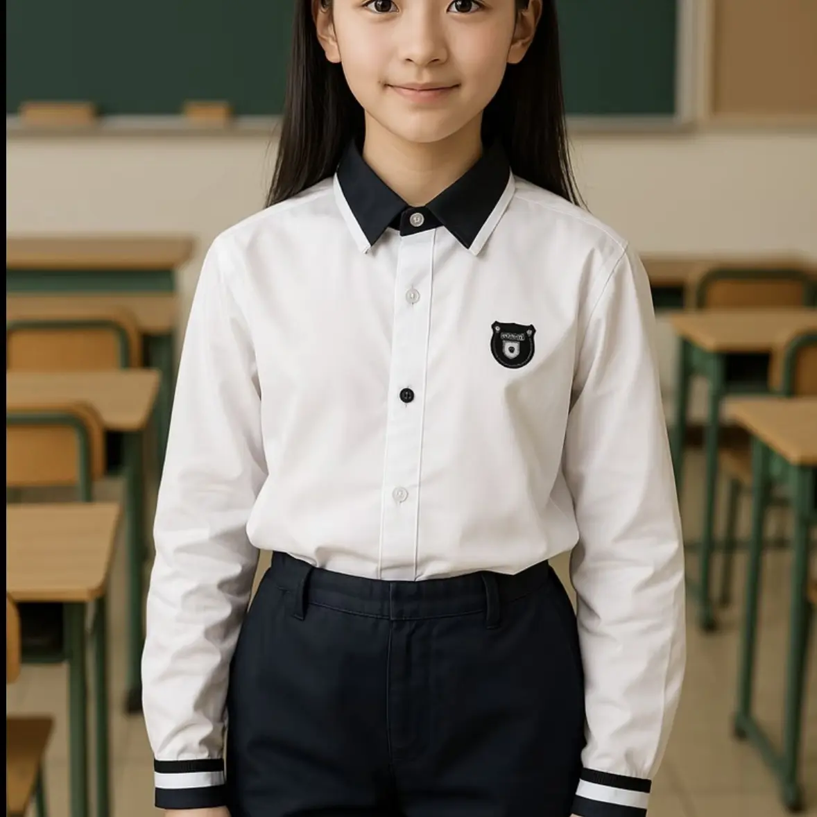 南宁市统一校服中小学针织背心保暖马甲春秋季打底百搭学院风