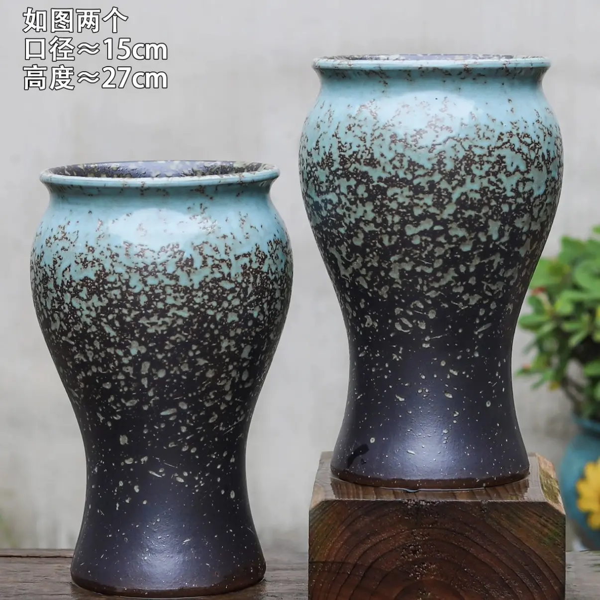 紫砂粗陶透气大口径多肉悬崖老桩盆栽花盆多肉花盆陶瓷室内外适用