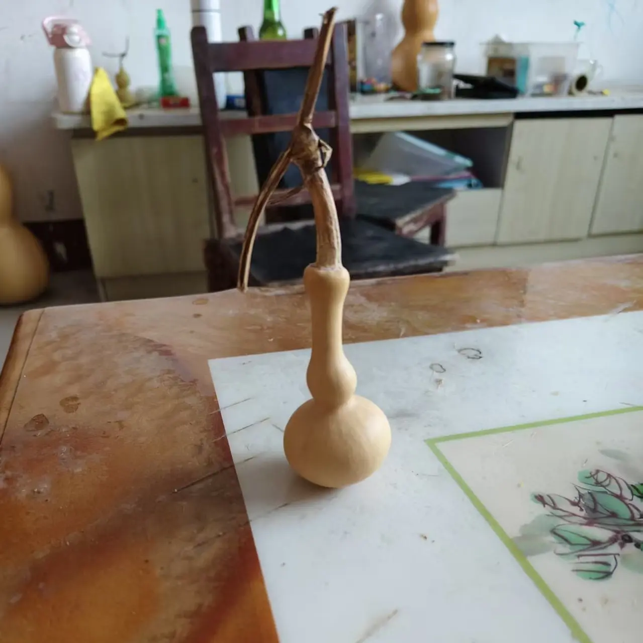 天然可盘玩带龙头福禄葫芦文玩手把件适合直播间选购