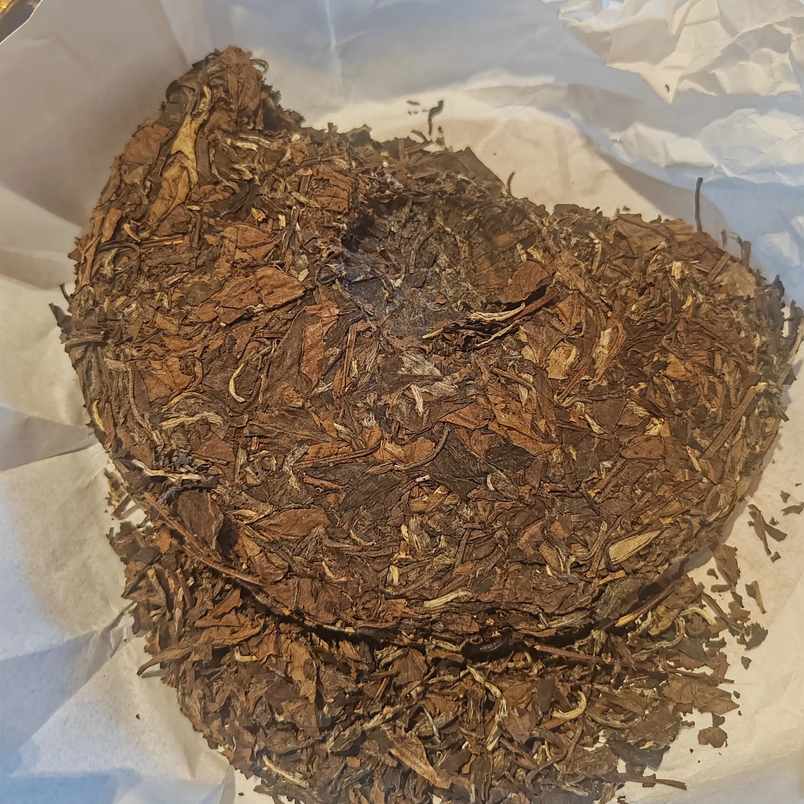 2019年福鼎老白茶饼寿眉可煮可泡枣香药香十足