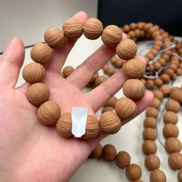 猴头核桃手串原皮原色聚宝盆17mm全品无修无科技