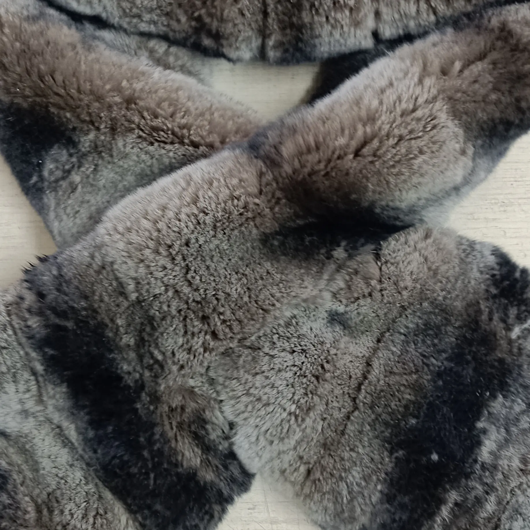 冬季獭兔毛柔软保暖百搭气质围巾围脖