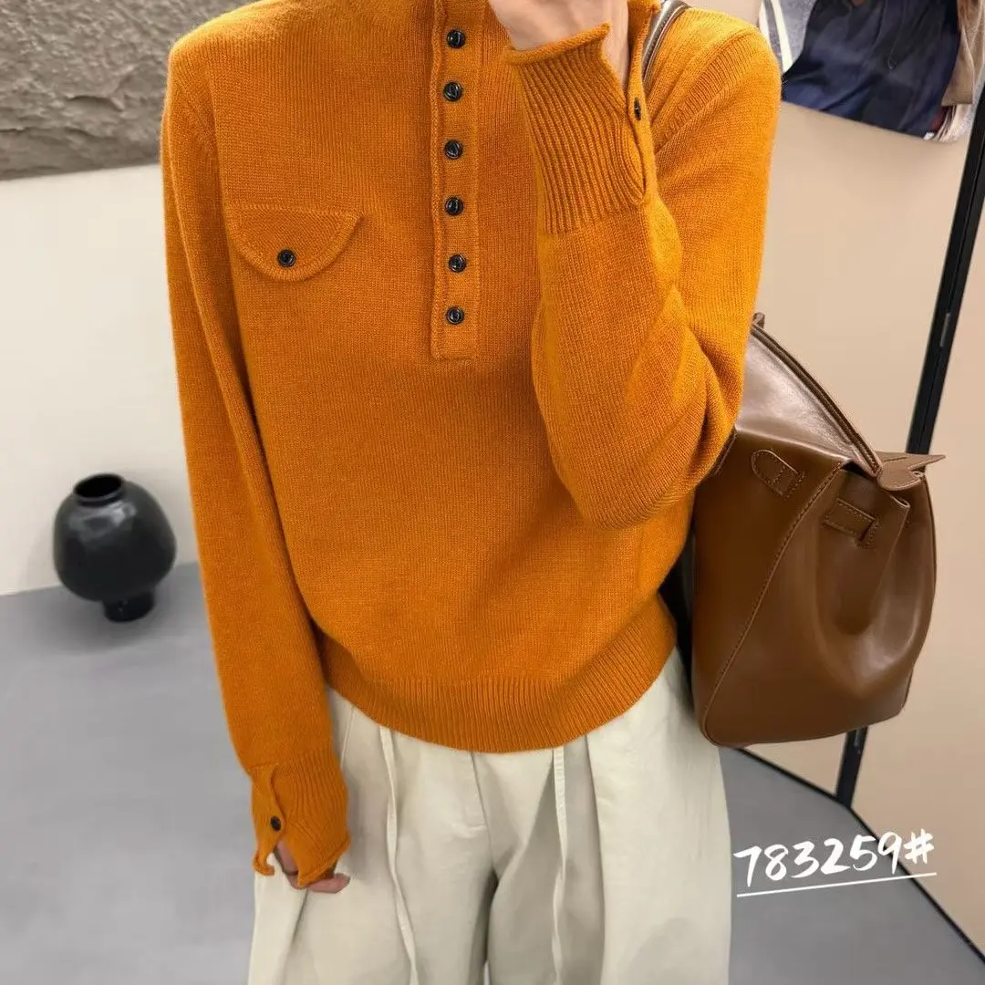 薄款秋冬季不褪色女针织毛针织衫秋冬套头打底衫百搭