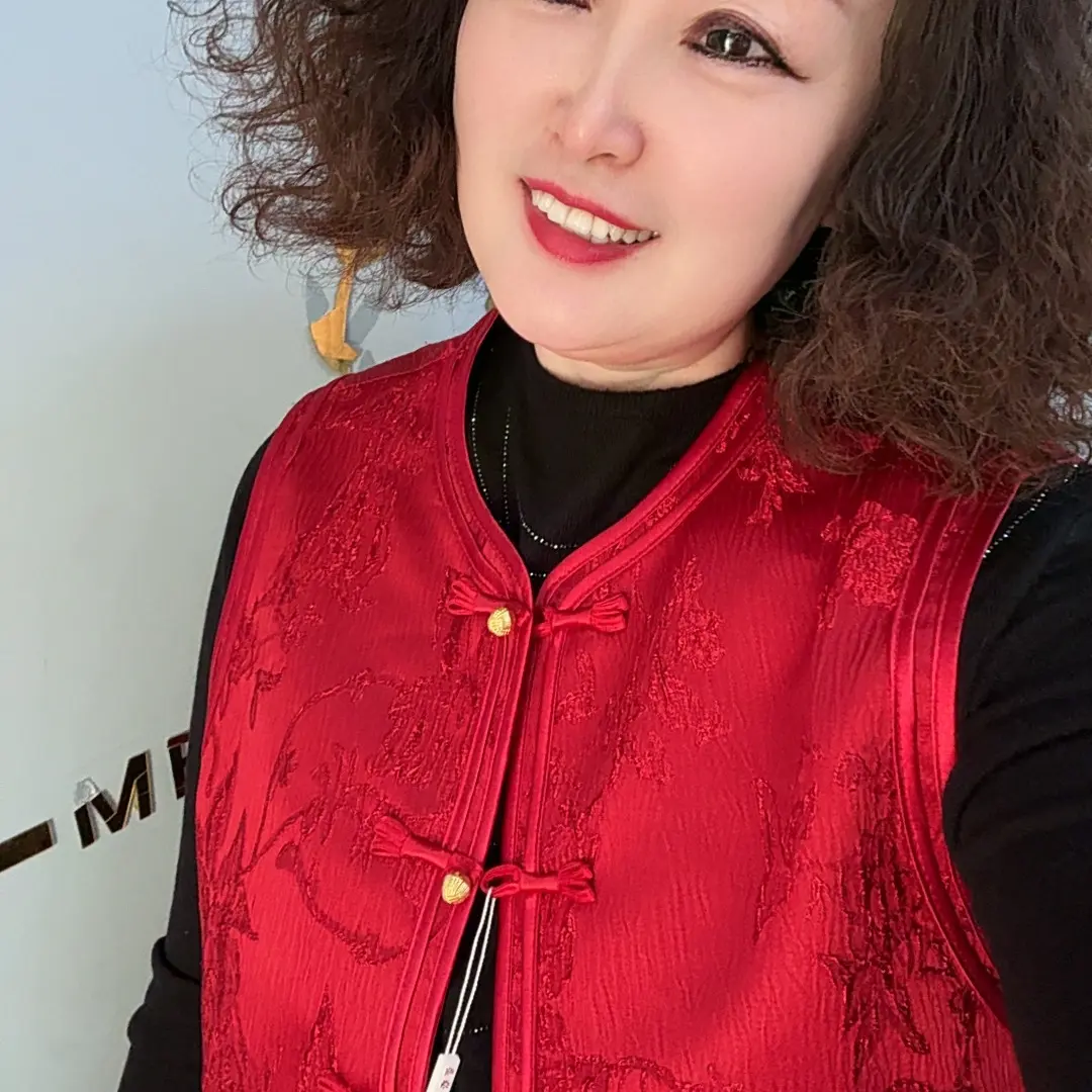 新中式时尚复古提花宽松百搭马甲