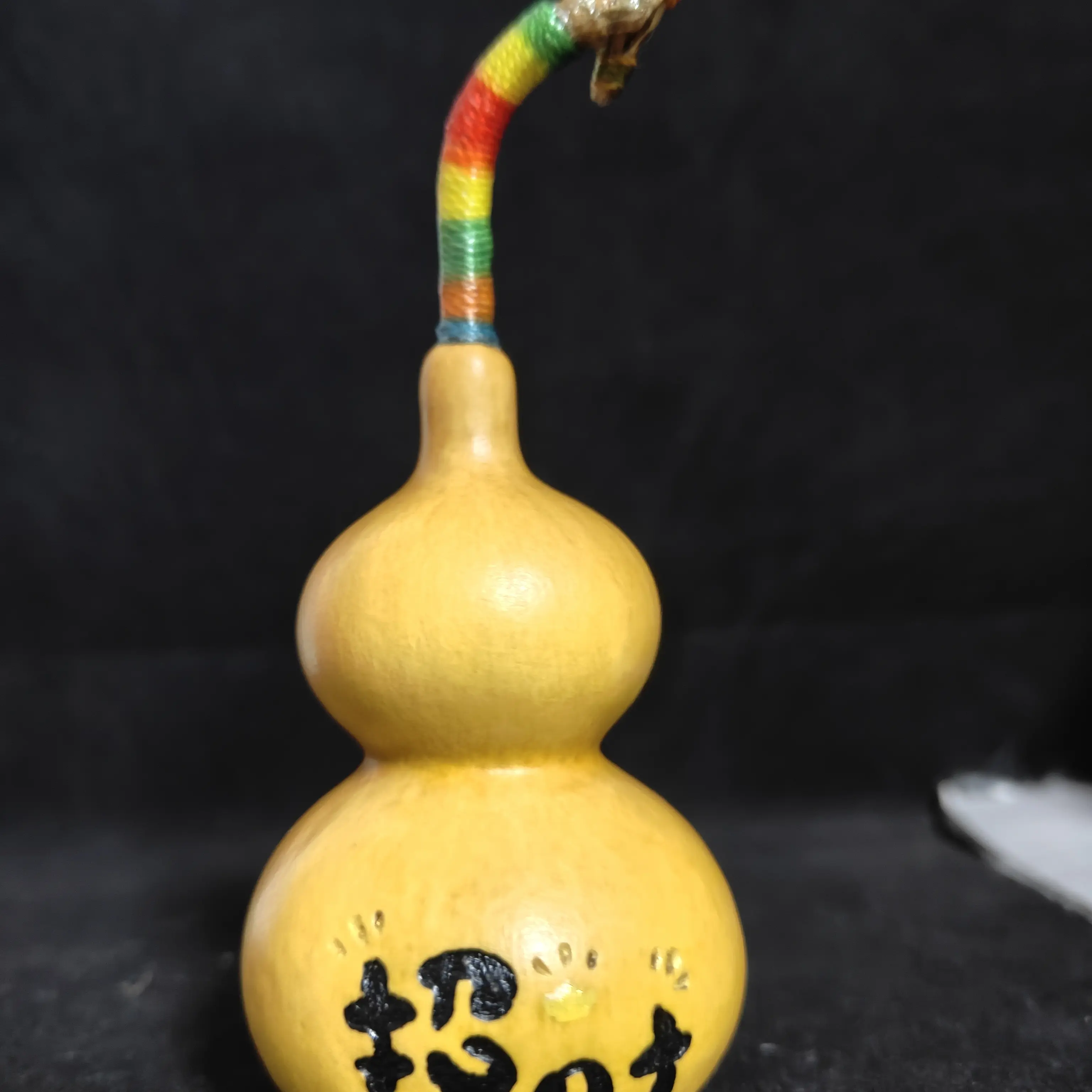 天然带龙头小葫芦文玩手把件盘玩福禄葫芦摆件