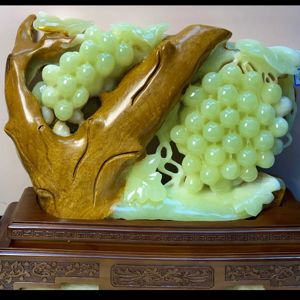 玉石手工雕刻家居客厅玄关高档装饰品乔迁礼物