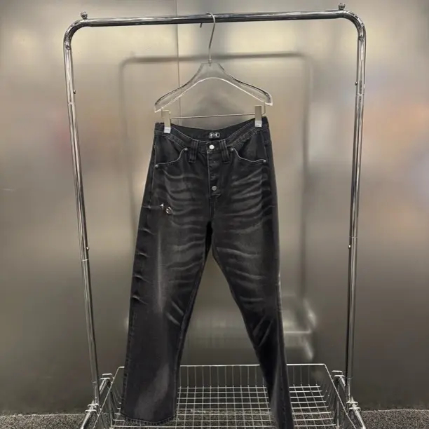 【THUG CLUB】重磅水洗宽松直筒男士牛仔裤