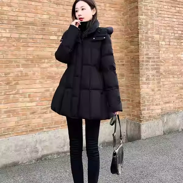 【在逃公主羽绒服】女士中长款T1高端定制时尚海外版经典羽绒服