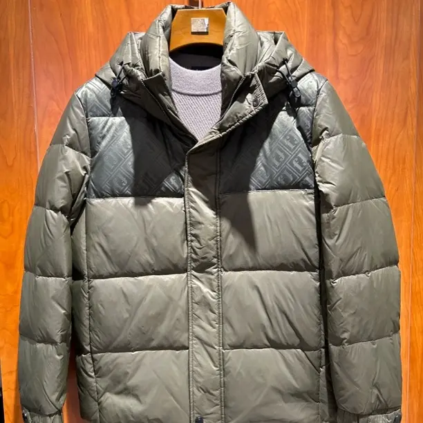 Raidy Boer男冬季时尚休闲轻奢百搭短款连帽鸭绒羽绒外套