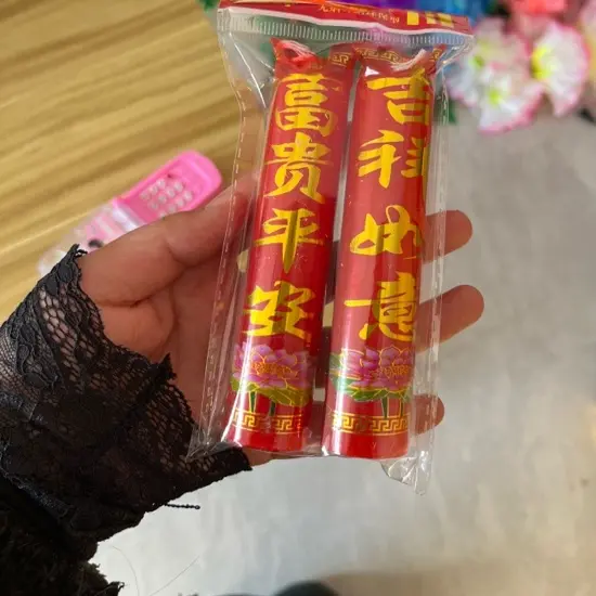 红色无烟蜡烛带底座家用乔迁结婚节日供佛拜神防风大号石蜡