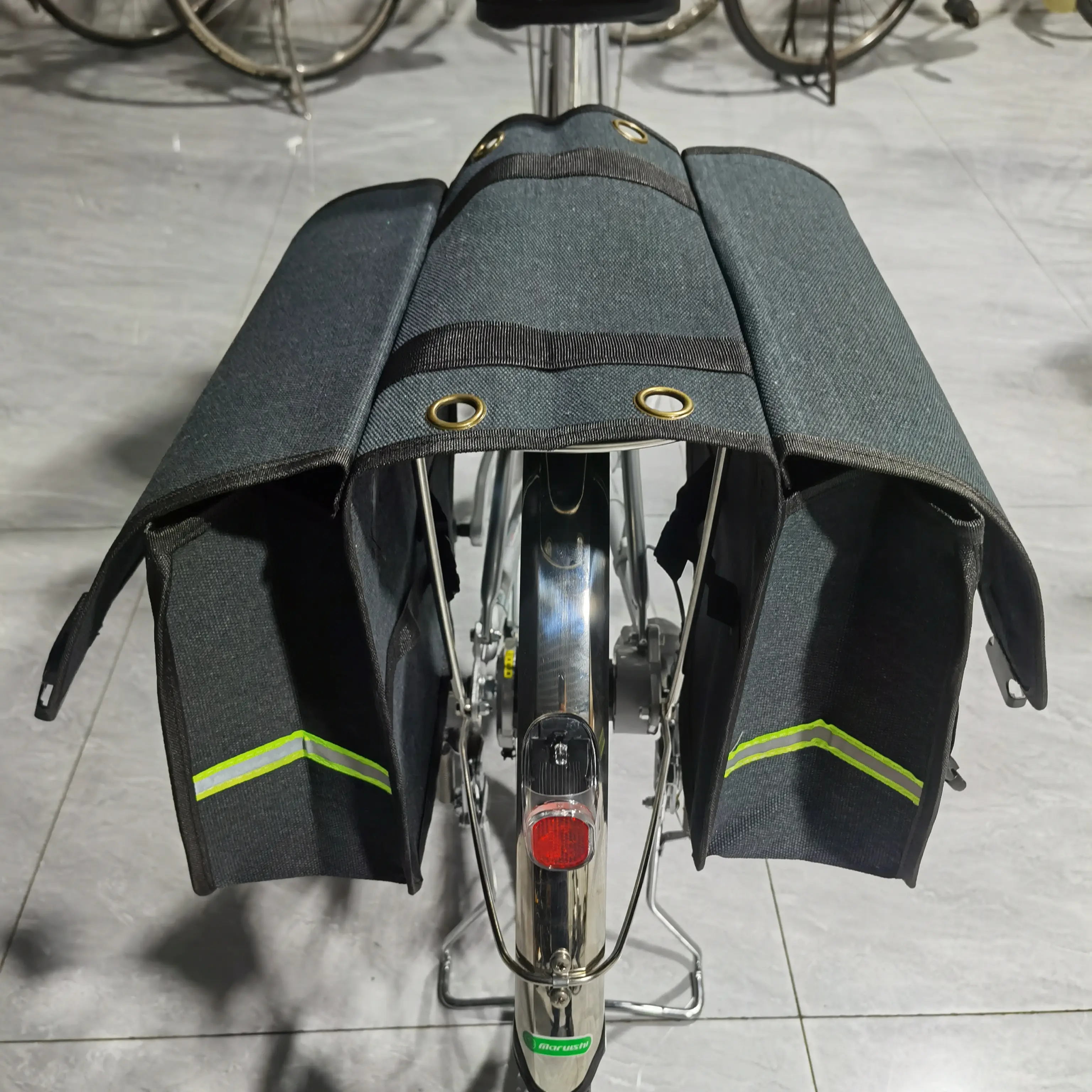 电动自行车邮政帆布驮包摩托车踏板车尾储物工具包