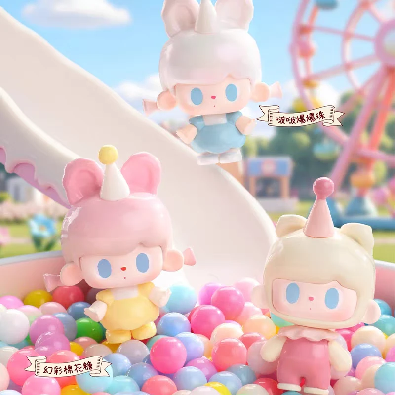 【拆盒】兔兔与熊TUTU BEAR童心游乐园系列萌粒盲盒
