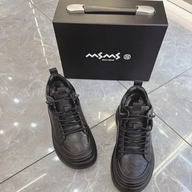 <玛莎玛索>冬季新款32326-116dm时尚百搭男士厚底防滑耐磨休闲鞋