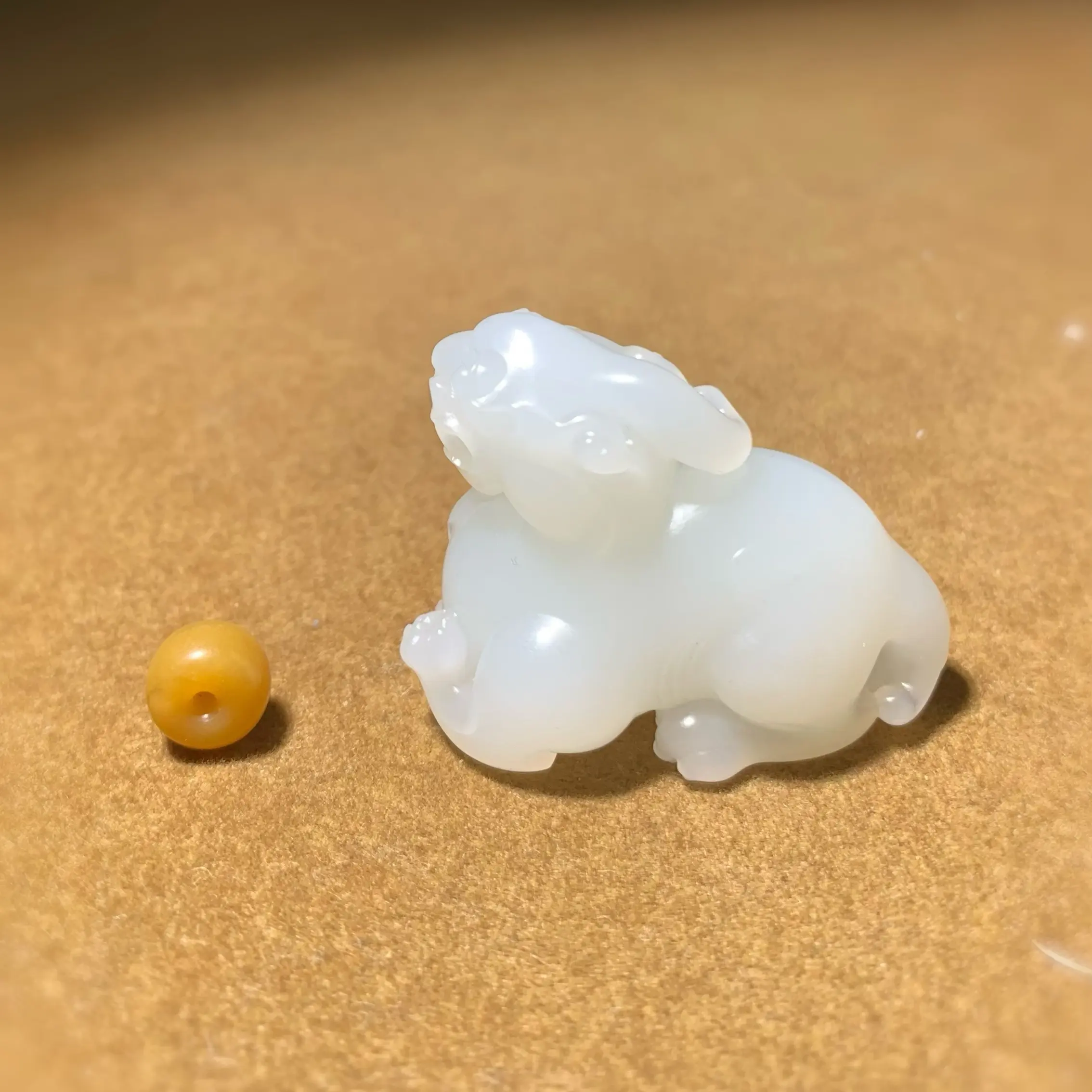和田玉貔貅招财精雕
