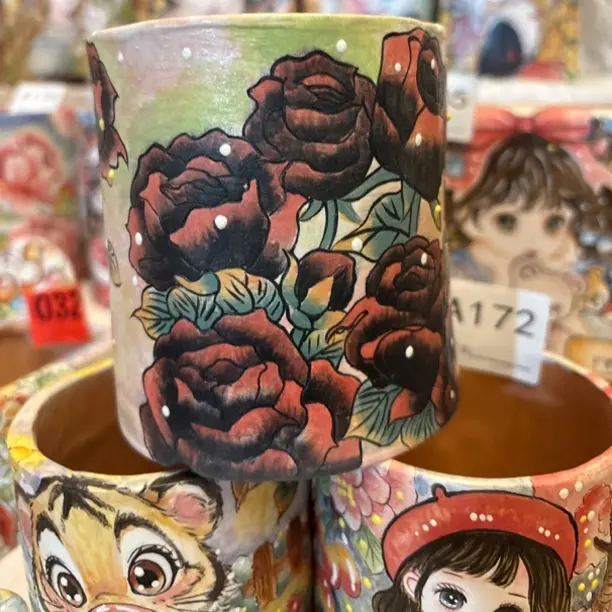 微瑕手工手绘雕刻透气创意多肉花盆适合室内盆栽