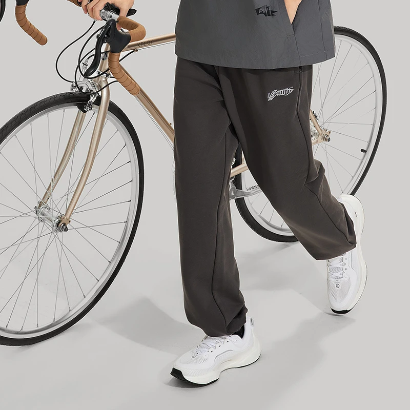 【LOGO刺绣】李宁束脚裤子加绒保暖卫裤运动长裤AKLU823/AKLVH29