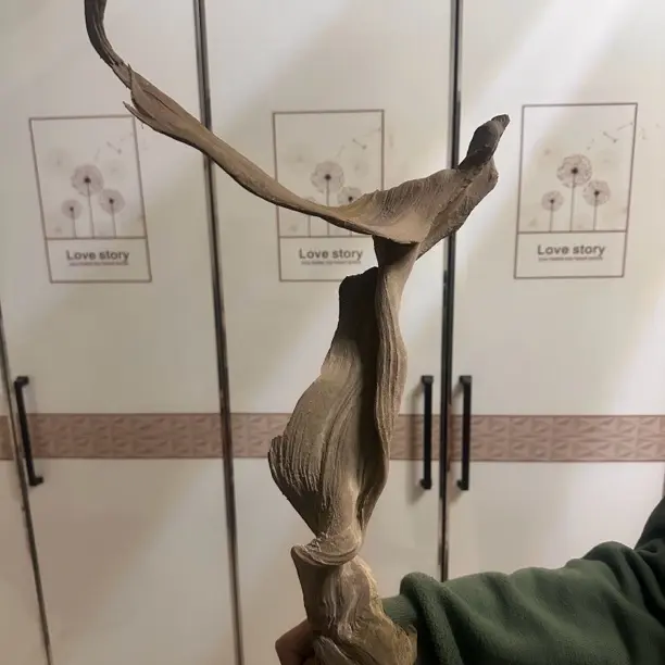 崖柏老料风化手工雕刻精美摆件材质自然天成