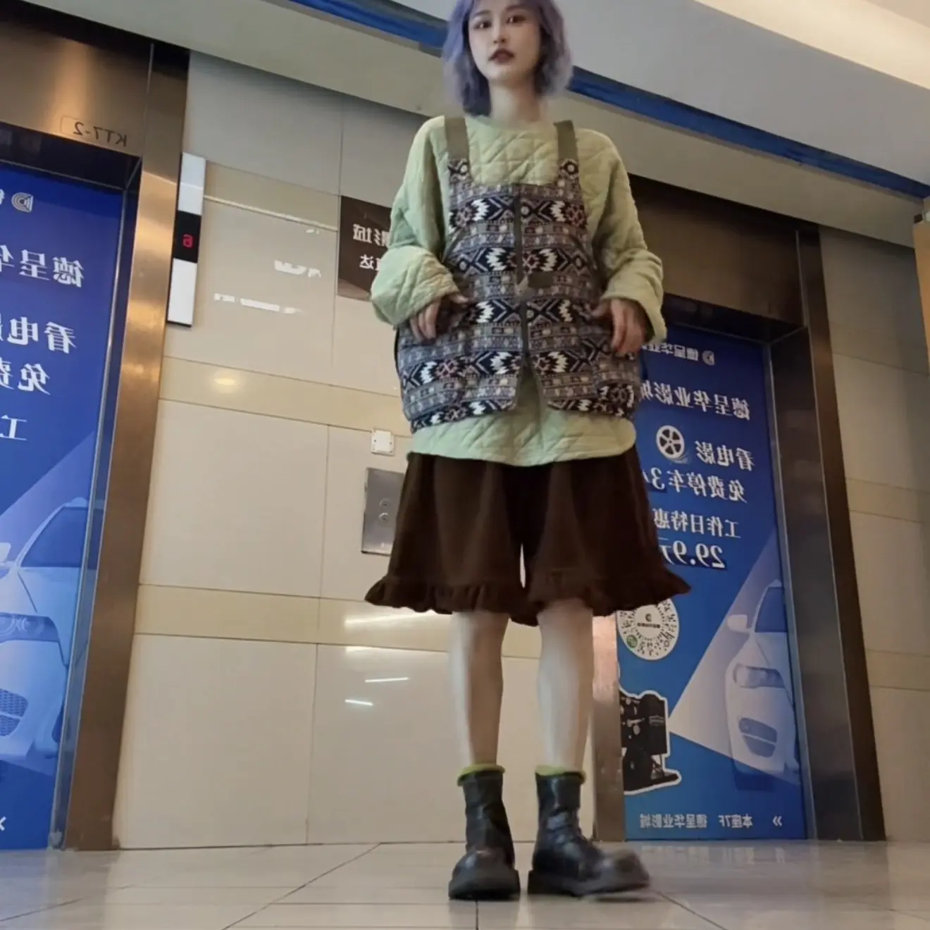 复古小众手工棉袄马甲女宽松无袖个性棉袄马甲上衣